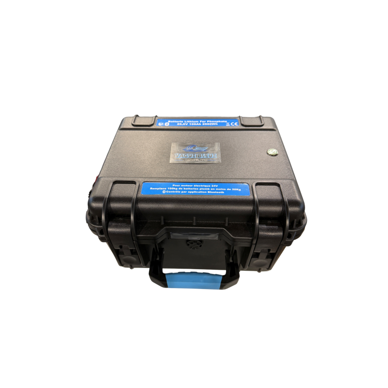 Valise Vague Bleue 100 ah 12 volts