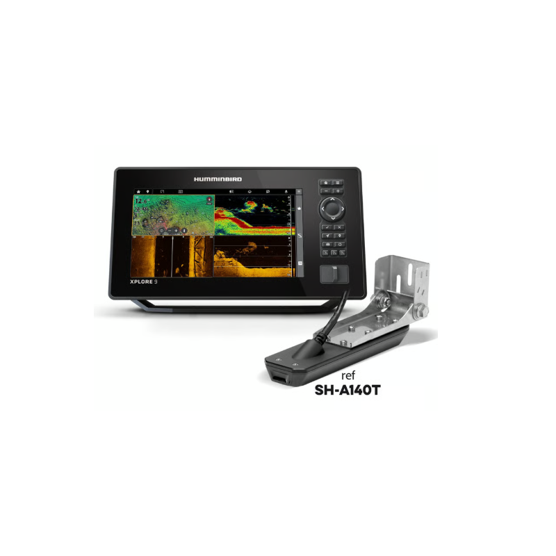 Humminbird XPLORE 9 MEGA Side Imaging+ Combiné sondeur GPS tactile