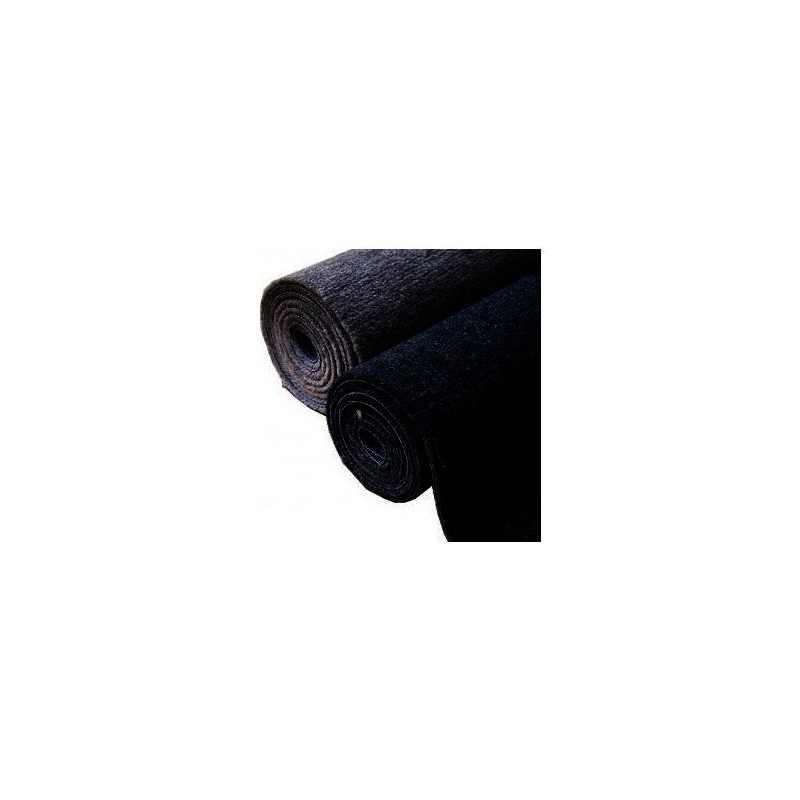 Moquette marine noire 1m80