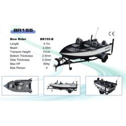 Bateau Kimple Bow Rider 155-B Simple Console