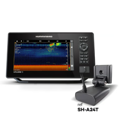 Humminbird XPLORE 9 XD Combiné sondeur GPS tactile avec sonde 50/200 kHz