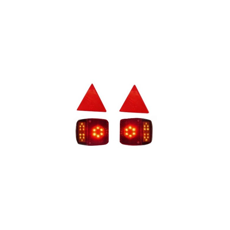 KIT FEUX ETANCHES A LEDS POUR REMORQUES