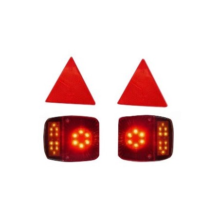 KIT FEUX ETANCHES A LEDS POUR REMORQUES