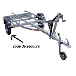 Roue de Secours pour Remorque Mega Plus