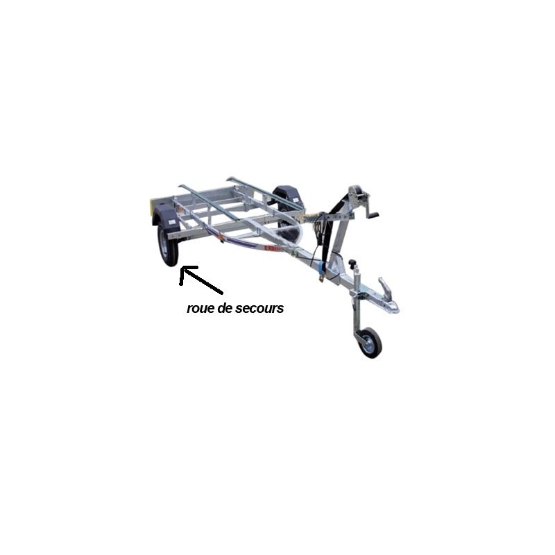 Roue de Secours pour Remorque Mega Plus