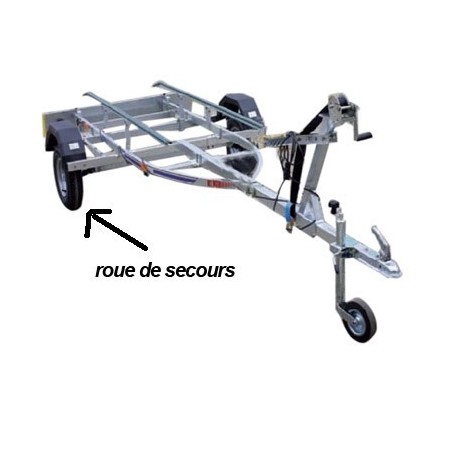 Roue de Secours pour Remorque Mega Plus