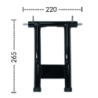 Support de tableau arrière Kimple