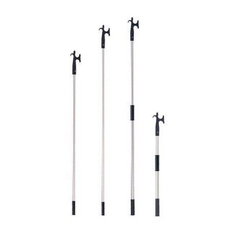 Gaffe télescopique double en aluminium - 118 - 204 cm