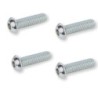Pack de 4 Vis têtes rondes bombées 6x16