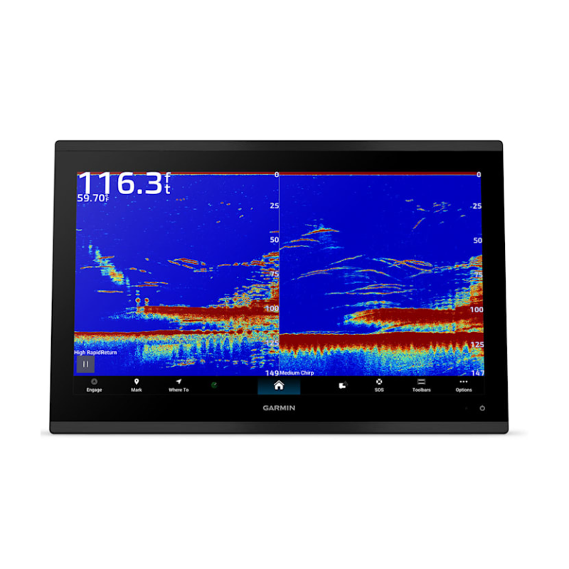 Garmin GPSMAP® 9017xsv Traceur GPS 17" 4K IPS avec sondeur CHIRP, SideVü & ClearVü
