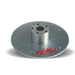 Platine ronde pour pieds sur Tige/Vis Pike'n'Bass inox