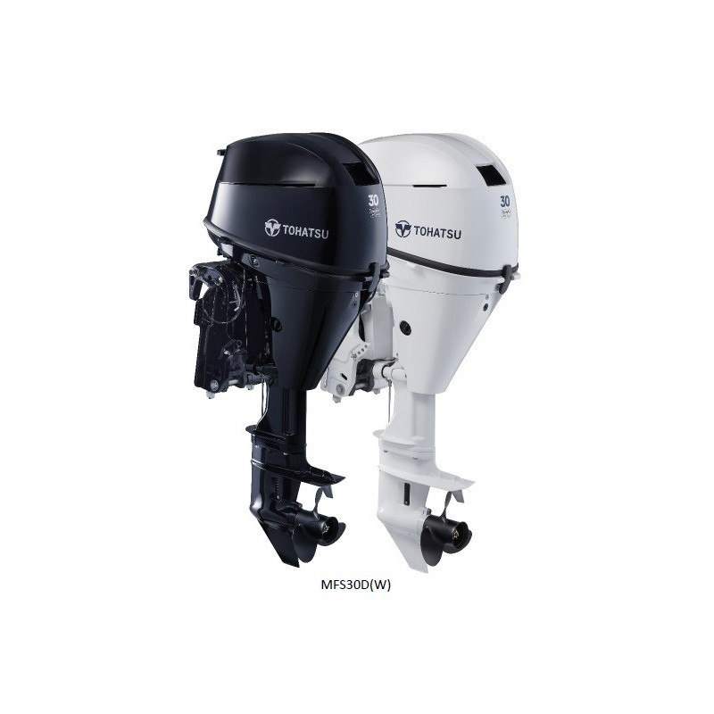 Moteur thermique Tohatsu MFS30D-ETL/MFS30DW-ETL long démarrage électrique + TRIM commande à distance