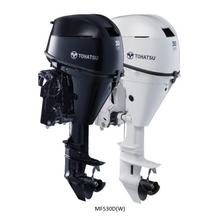 Moteur thermique Tohatsu MFS30D-ETL/MFS30DW-ETL long démarrage électrique + TRIM commande à distance