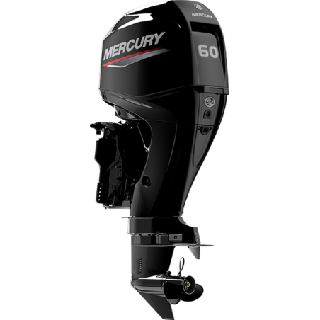 Moteur thermique Mercury 60 Cv EFI 4 T long démarrage électrique + TRIM commande à distance