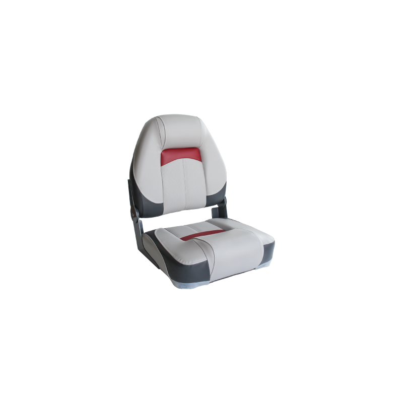 Fauteuil Kimple rouge et gris