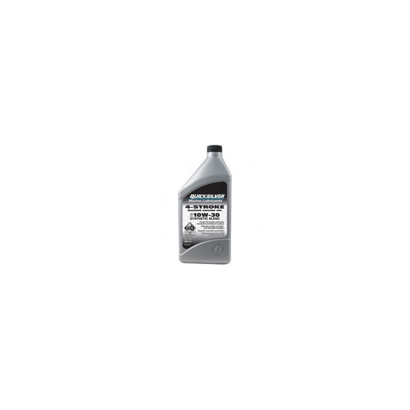 Huile Hors-Bord 4T QUICKSILVER 10W30 (1L) Semi-Synthétique