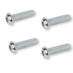 Pack de 4 Vis têtes rondes bombées 6x25