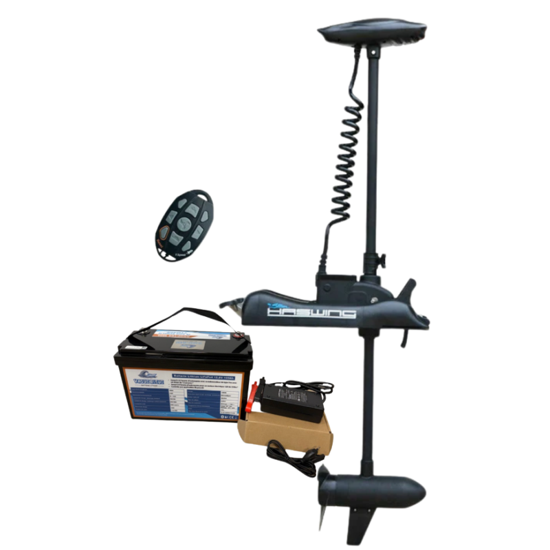 Pack HASWING CAYMAN-B 55 - 55 Lbs - Arbre 137 cm + Batterie Lithium LiFePO4 12.8V 100Ah + Chargeur