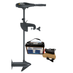 Pack Minn Kota Endura MAX 45 - 45 Lbs - 12V - Arbre 91 cm + Batterie Lithium LiFePO4 12.8V 100Ah + Chargeur