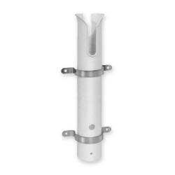 PORTE CANNE ouvert pvc  avec double FIXATION A BRIDES