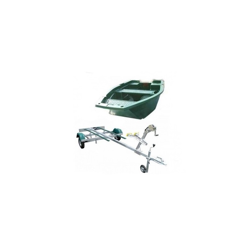 Pack Barque Armor 320 + remorque Pack plus