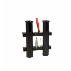 Porte canne double noir