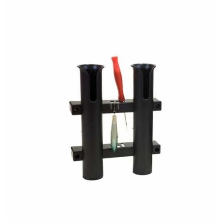 Porte canne double noir