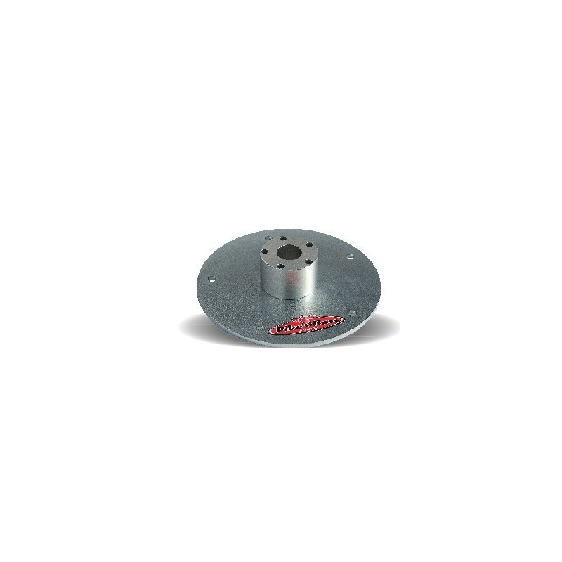 Platine ronde pour pieds sur Tige/Vis Pike'n'Bass acier