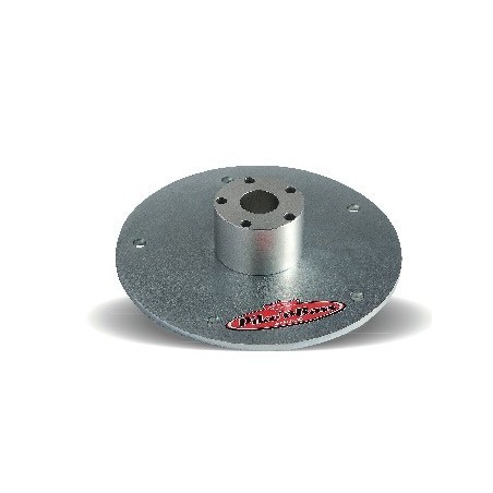 Platine ronde pour pieds sur Tige/Vis Pike'n'Bass acier