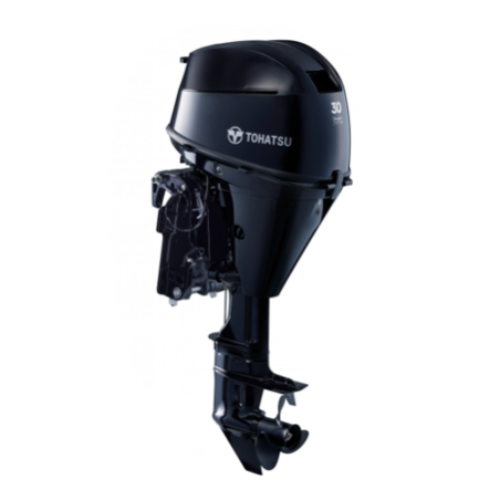 Moteur thermique Tohatsu MFS30D-ETS court démarrage électrique + TRIM commande à distance