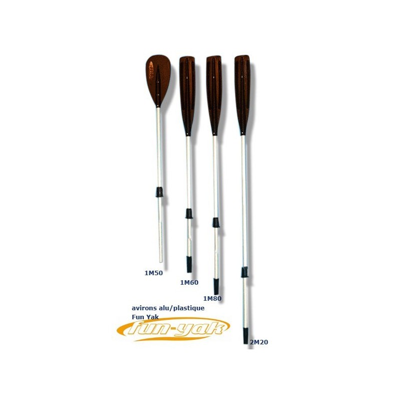 Avirons 2m20 Fun Yak (la paire)