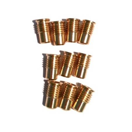 Lot de 10 Inserts Laiton M8