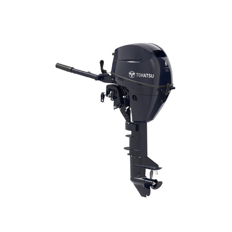 Moteur thermique Tohatsu  arbre long démarrage électrique barre franche