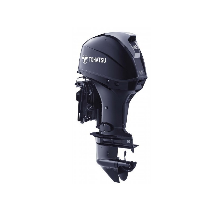 Moteur thermique Tohatsu MFS40A-ETL long démarrage électrique + TRIM commande à distance