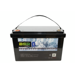 Bac Monobloc LifePo4 12V/100 Ah + chargeur non étanche 10A