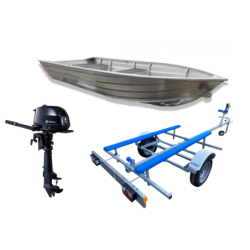 PACK Barque Aluminium Kimple Trout 370