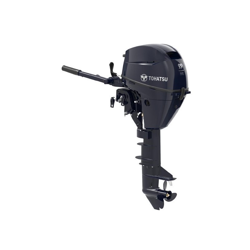 Moteur Tohatsu MFS9.9CY-EFL arbre long démarrage électrique barre franche