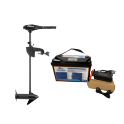 Pack Minn Kota Endura C2 V2 50 Lbs - Arbre 91 cm - 12V + Batterie Lithium LiFePO4 12.8V 100Ah + Chargeur
