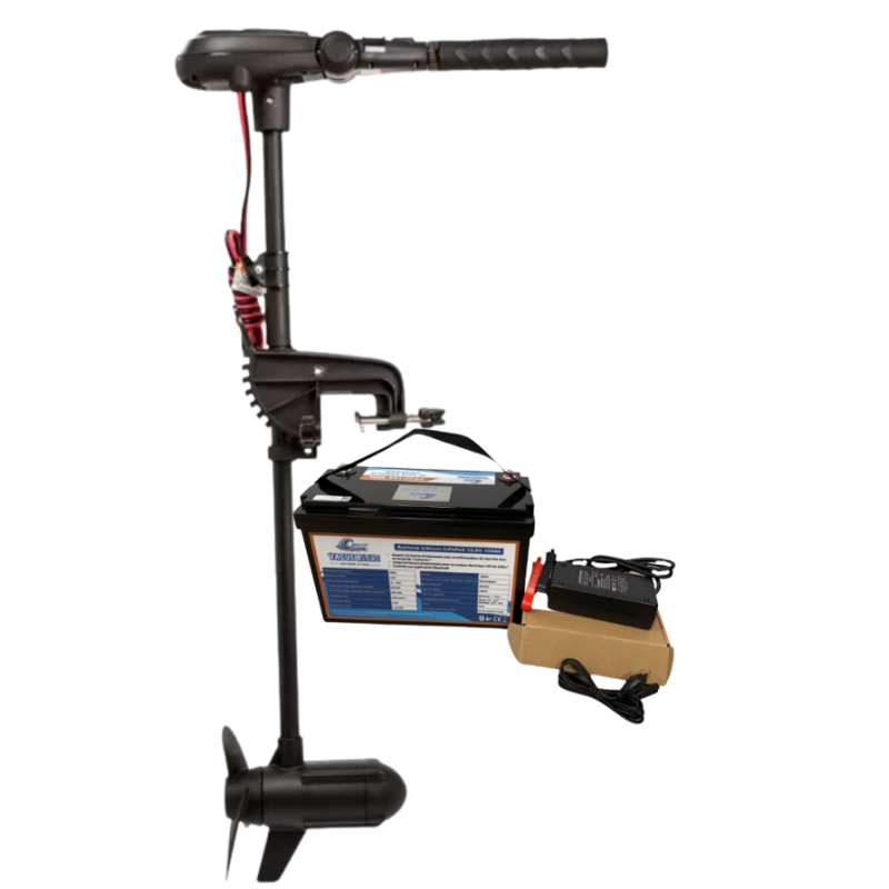 Pack HASWING PROTRUAR 2.0 - 85 Lbs - 12V + Batterie Lithium LiFePO4 12.8V 100Ah + Chargeur