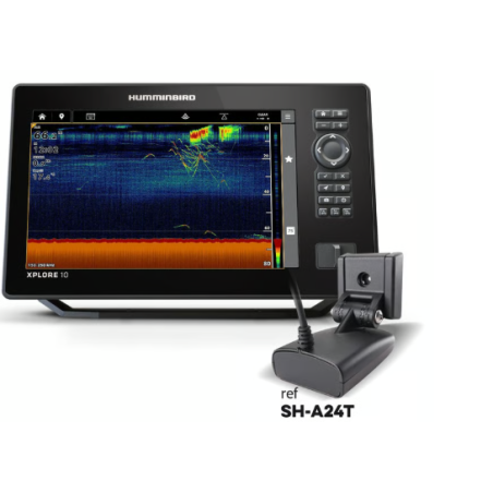 Humminbird XPLORE 10 XD Combiné sondeur GPS tactile avec sonde 50/200 kHz