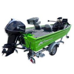 Pack barque Kimple 438 Kingfisher REMORQUE TOHATSU 50CV TERROVA 55 LBS