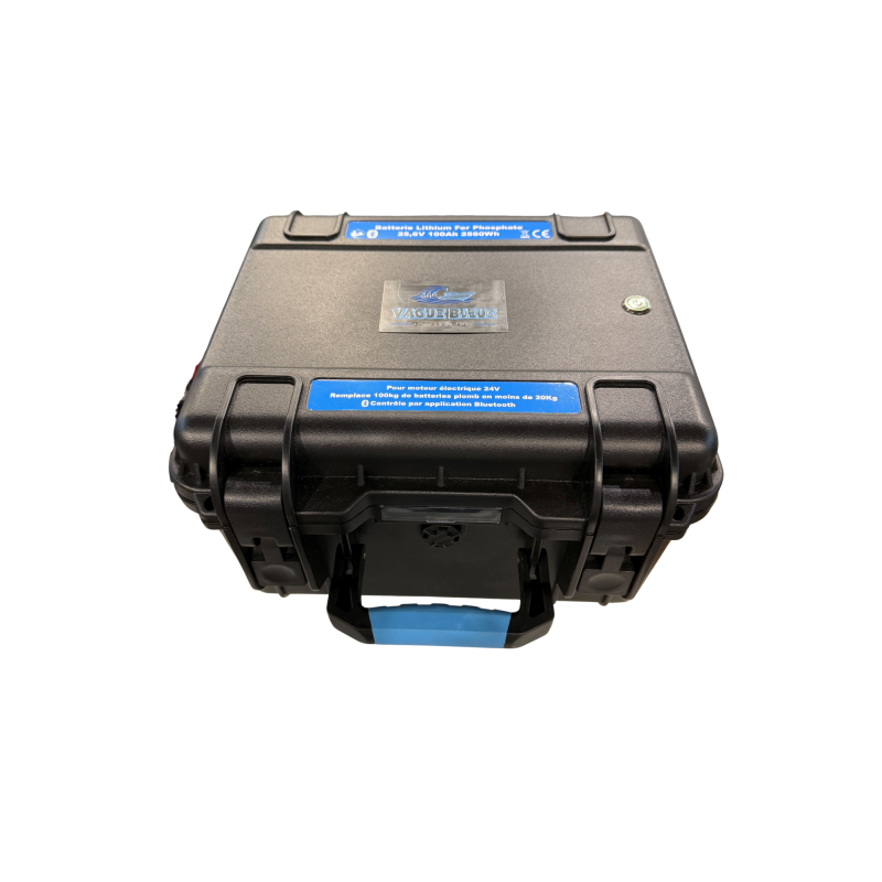 Valise Vague Bleue 100 ah 24 volts