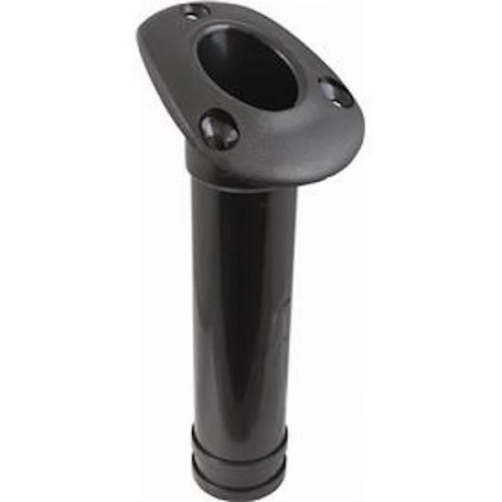 Porte‑Canne Encastrable ABS Noir - Inclinaison 30° - Attwood Marine
