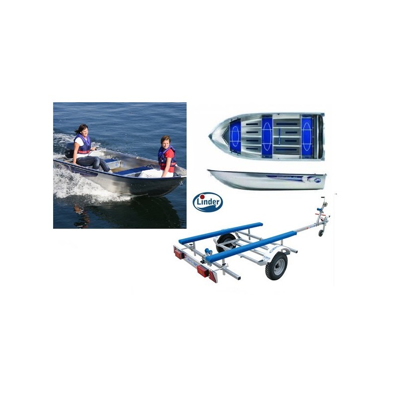 Linder 355 + remorque CBS B0200 roue de 13''