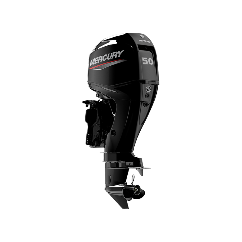 Moteur thermique Mercury 50 Cv EFI 4 T long démarrage électrique + TRIM commande à distance