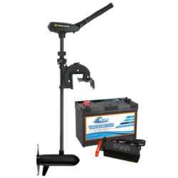 Pack Minn Kota TRAXXIS 80 - 107 cm - 80 Lbs - 24V - + Batterie Lithium 24V 100Ah + Chargeur 10A