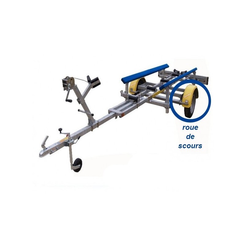 ROUE DE SECOURS 135 x 80 POUR REMORQUE BASCULANTE