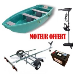 Pack Fun Yak 350 + remorque Pack plus  + batterie marine + moteur Savage Gear 55 lbs OFFERT