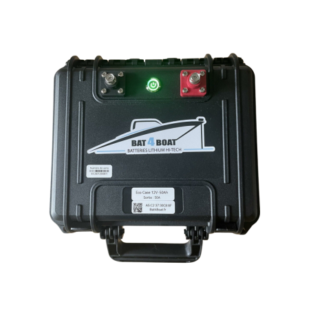 Eco Case LiFePo4 12V 50Ah avec chargeur 5A