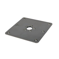 Platine carrée inox